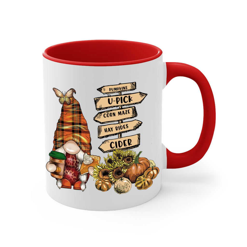 VintageFallGnome 625#- fall-Mug / Coffee Cup