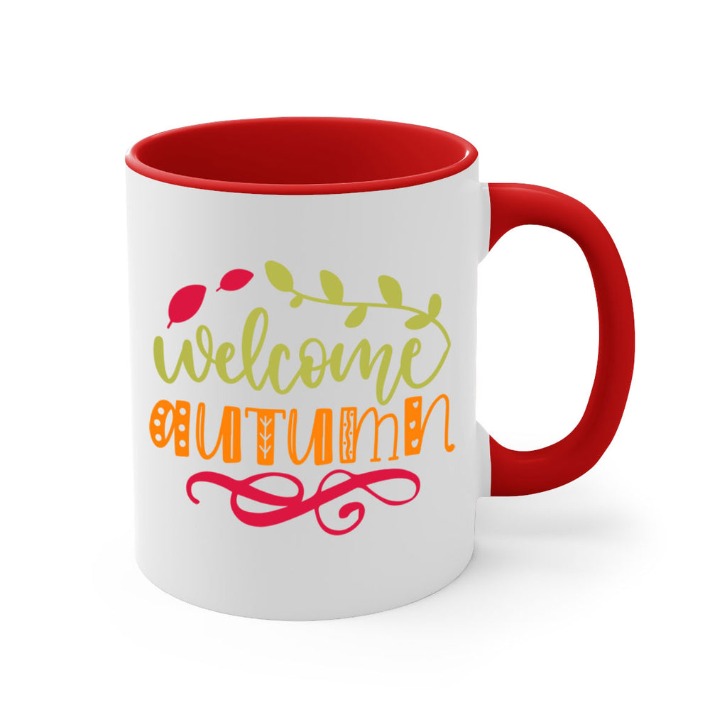 Welcome Autumn 629#- fall-Mug / Coffee Cup