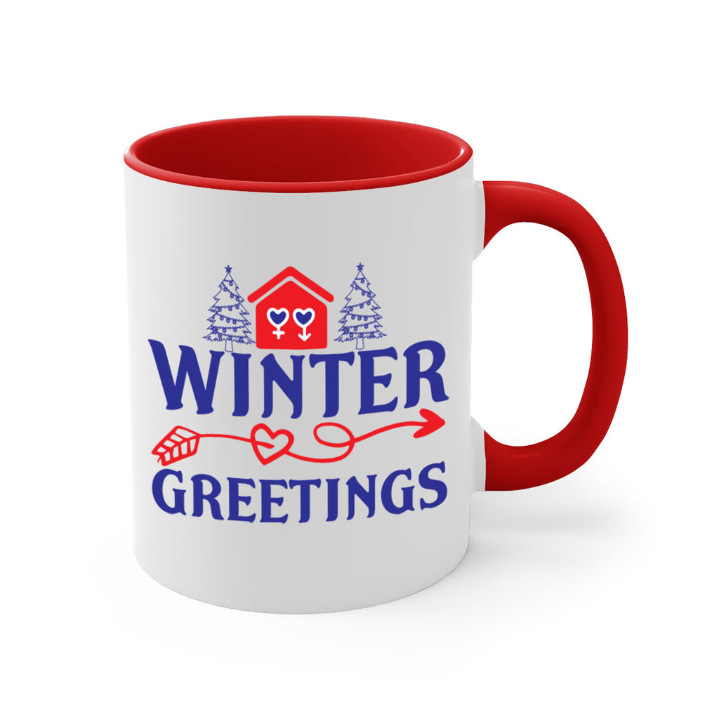 Winter Greetings 551#- winter-Mug / Coffee Cup