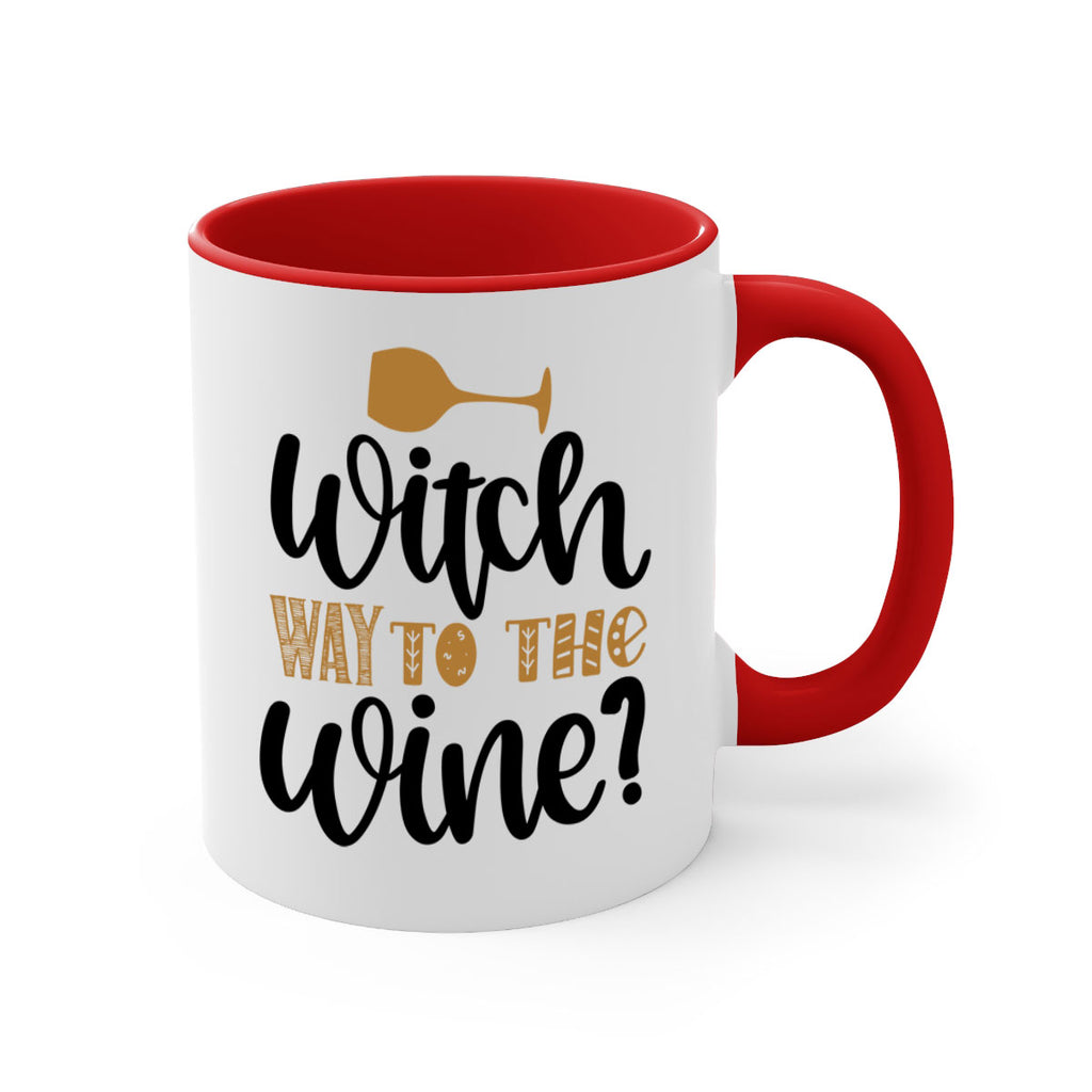Witch Way to the Wine 651#- fall-Mug / Coffee Cup