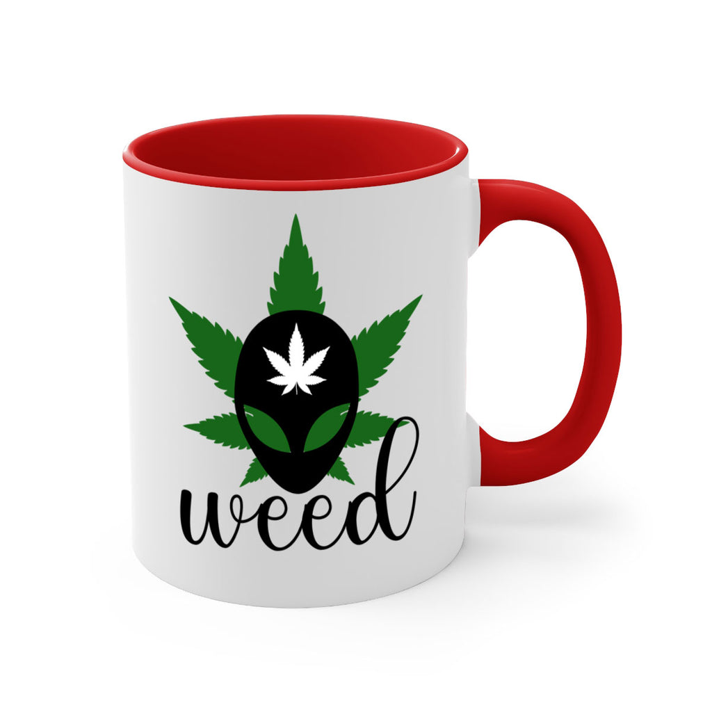 alien weed 12#- marijuana-Mug / Coffee Cup