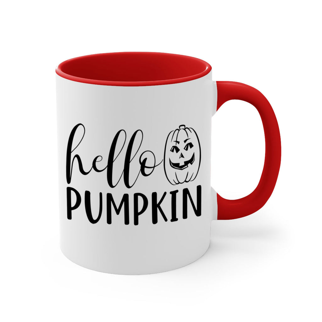 hello pumpkin 287#- fall-Mug / Coffee Cup