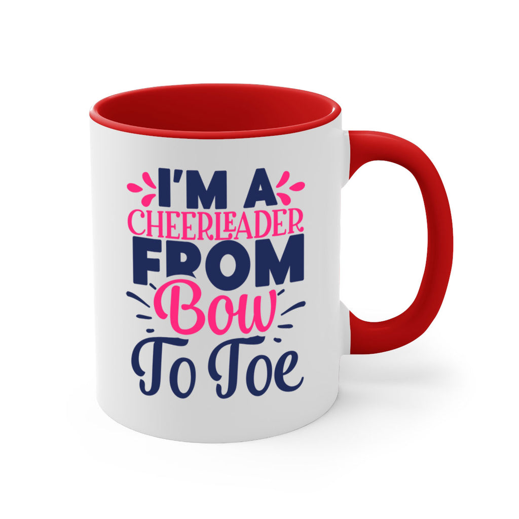 im a cheerleader bow to toe 1741#- cheer-Mug / Coffee Cup