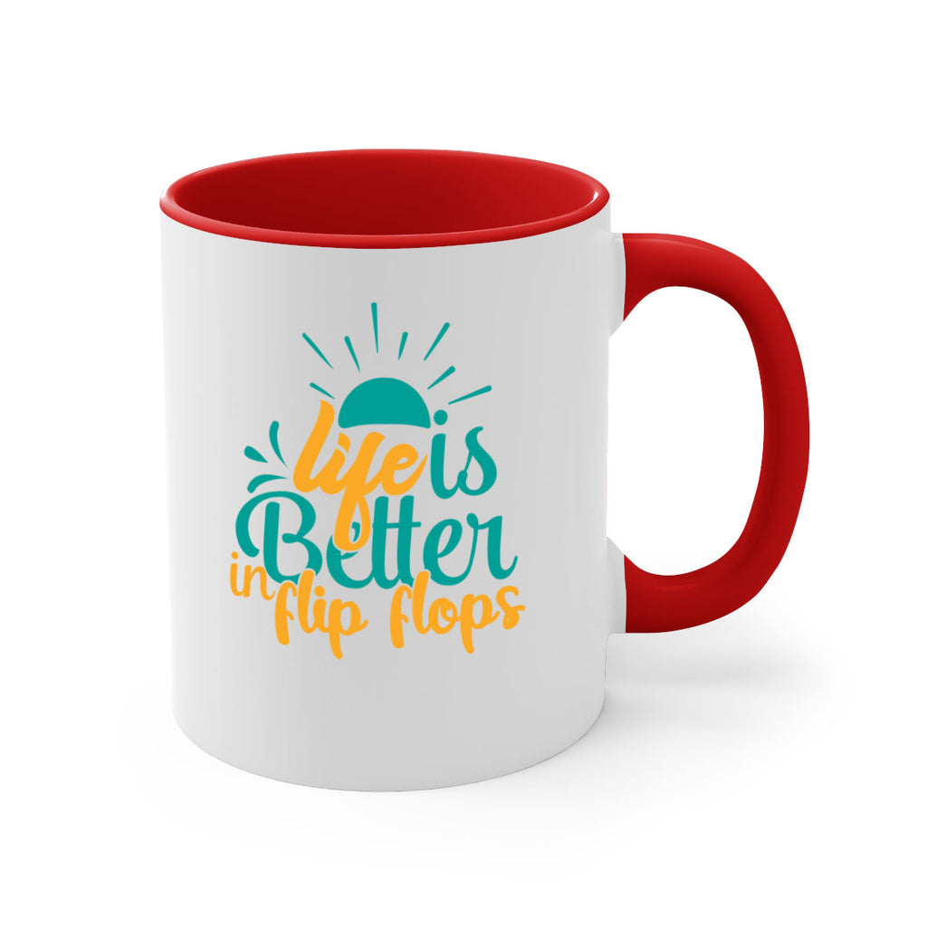 life is better in flip flops Style 90#- Summer-Mug / Coffee Cup