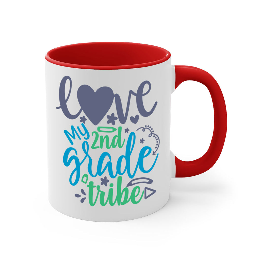 love my 2nd grade tribe 9#- second grade-Mug / Coffee Cup