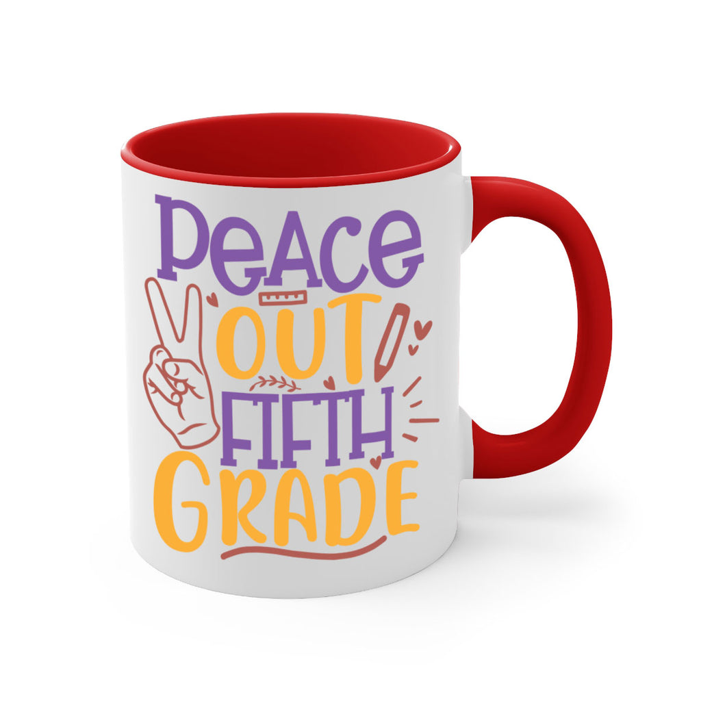 peace out 5th grade 1#- 5th grade-Mug / Coffee Cup