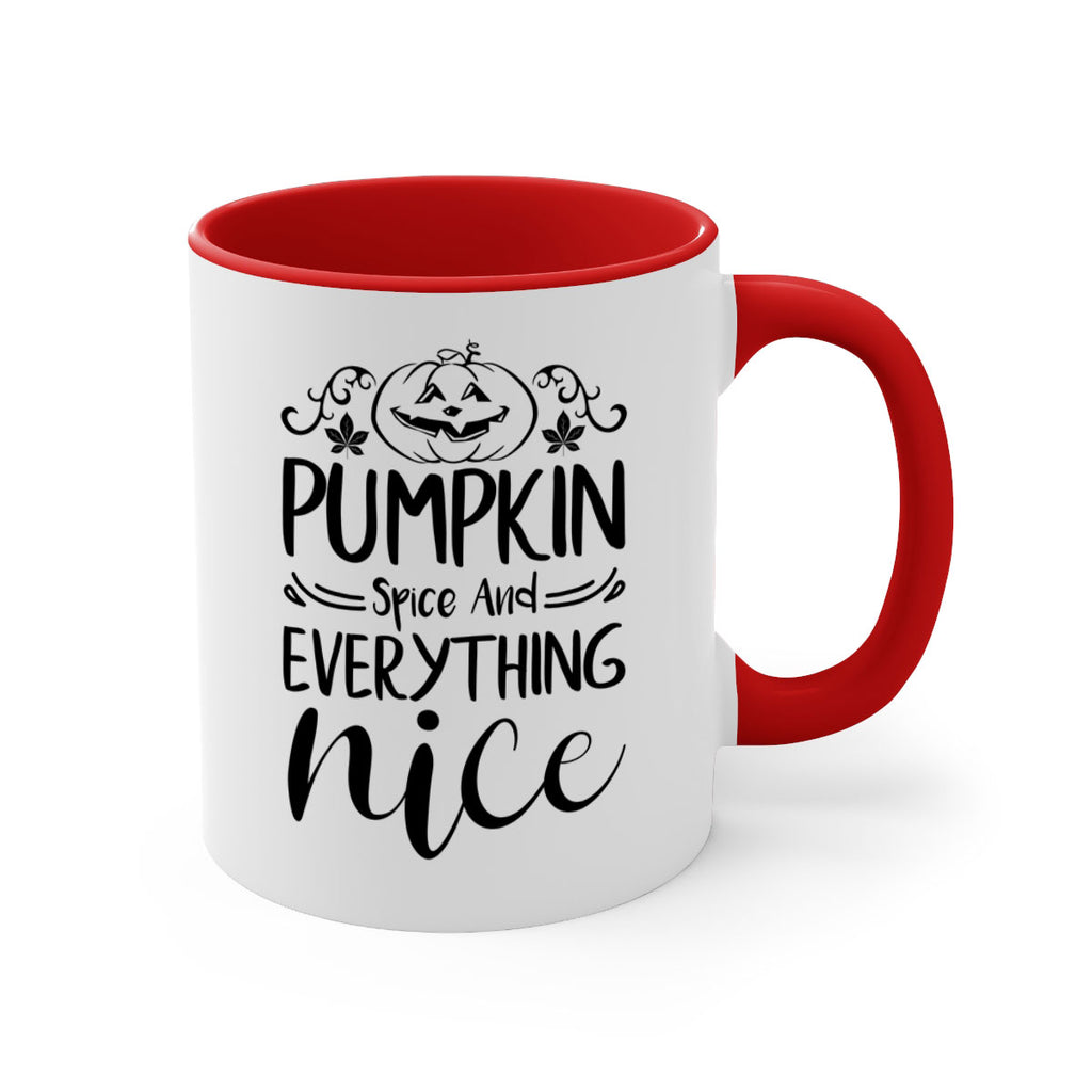 pumpkin spice and everything nice 542#- fall-Mug / Coffee Cup