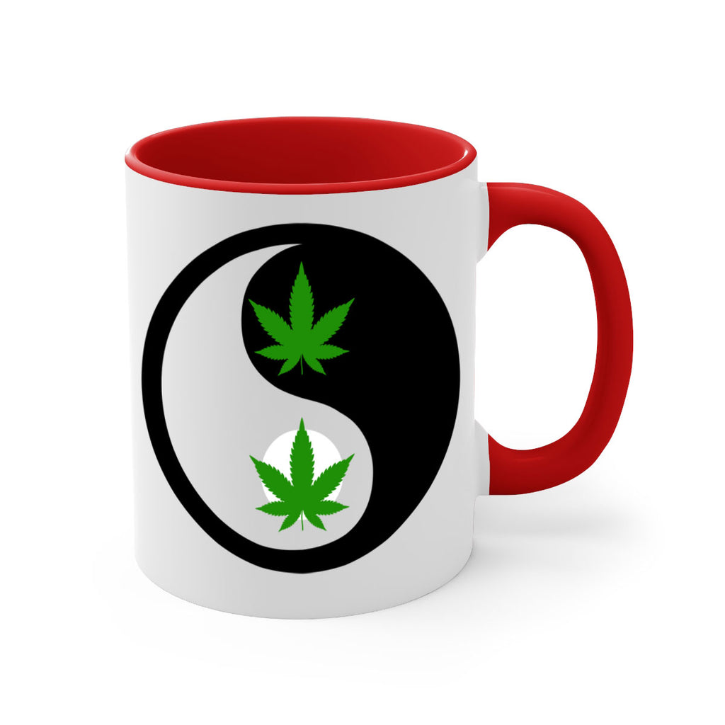 yin and yang weed 311#- marijuana-Mug / Coffee Cup