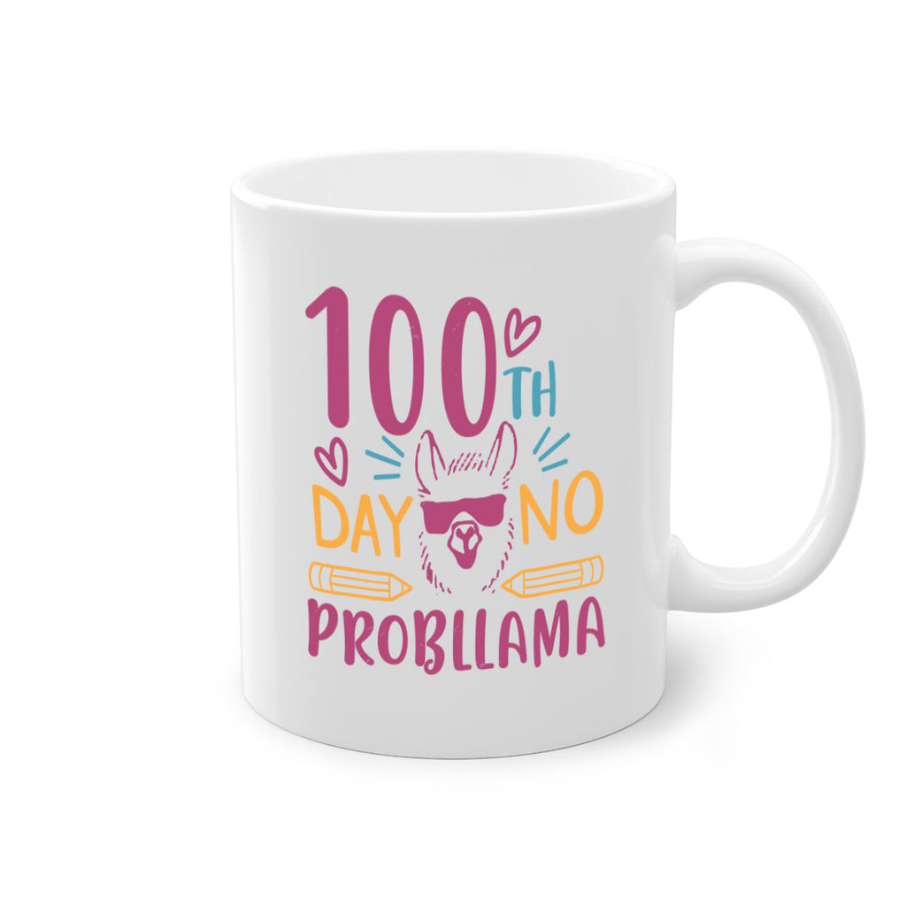 100th day no probllama 37#- 100 days-Mug / Coffee Cup