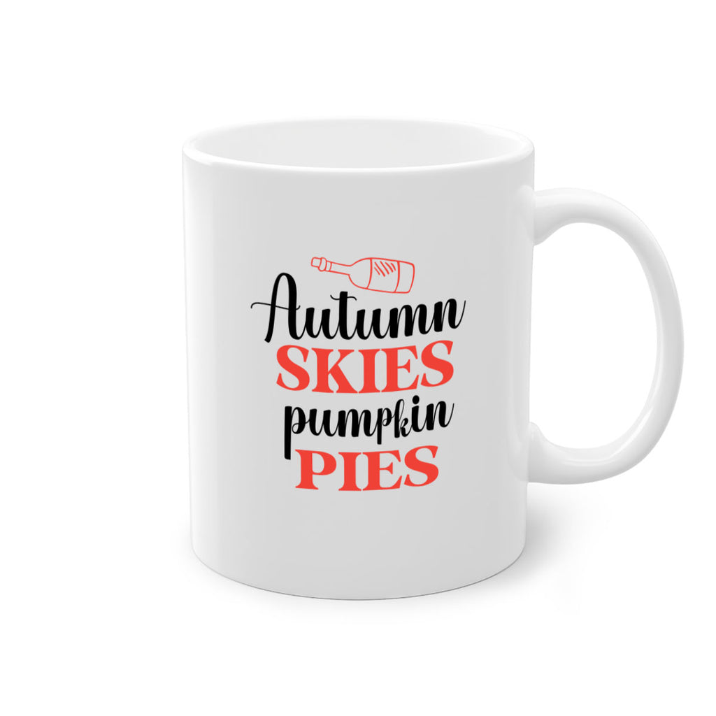 Autumn skies pumpkin pies 31#- fall-Mug / Coffee Cup
