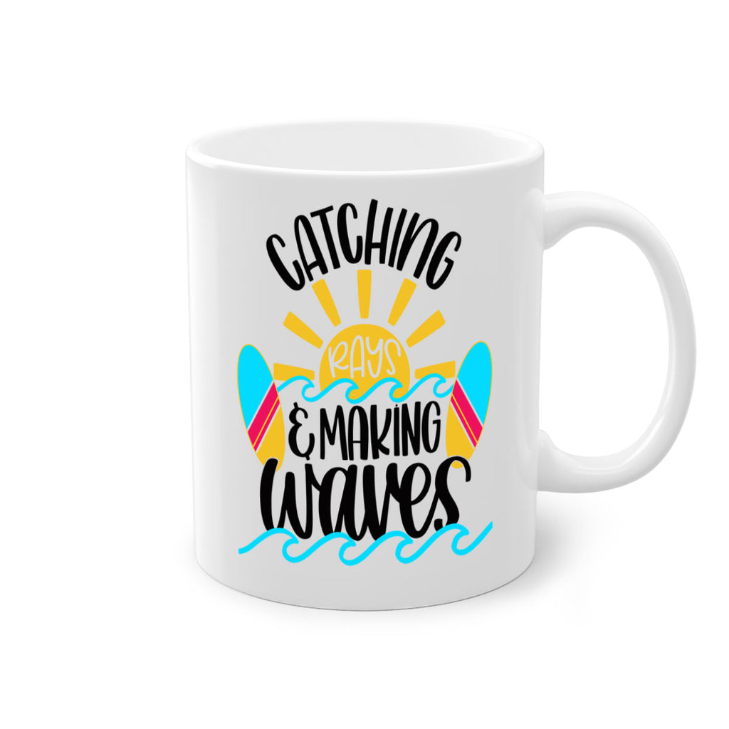 Catching Rays Making Waves Style 49#- Summer-Mug / Coffee Cup