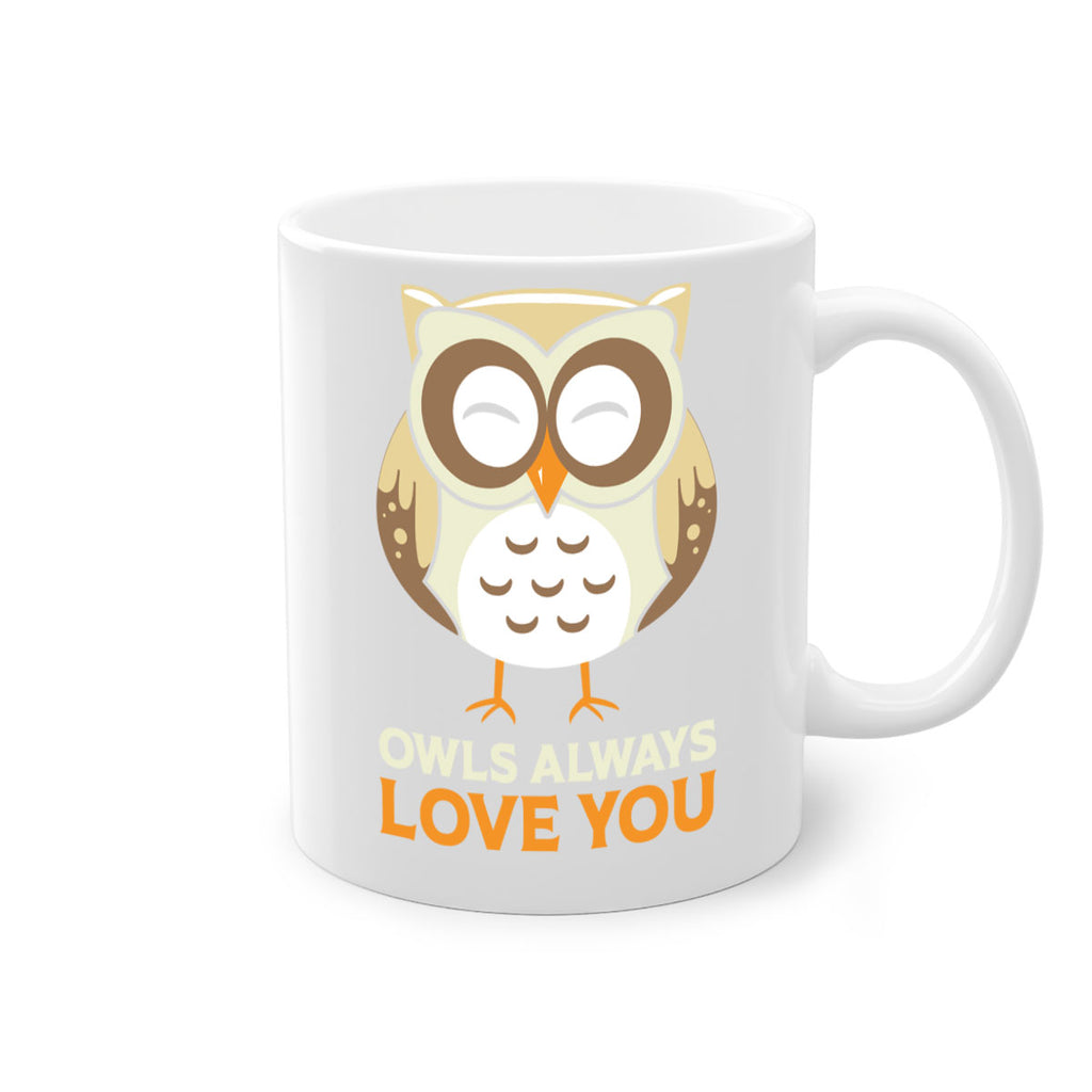 Cute Owl Always Love You A TurtleRabbit 3#- owl-Mug / Coffee Cup