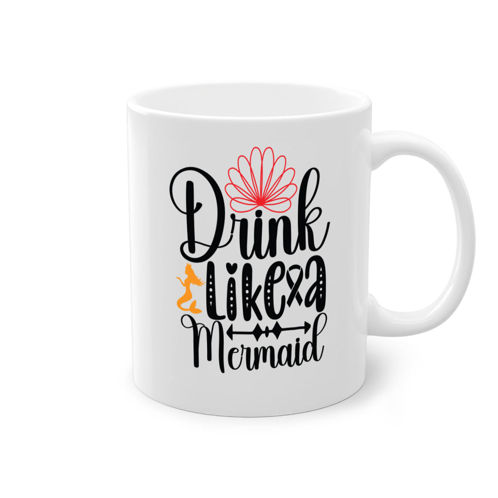Drink Like a Mermaid 151#- mermaid-Mug / Coffee Cup