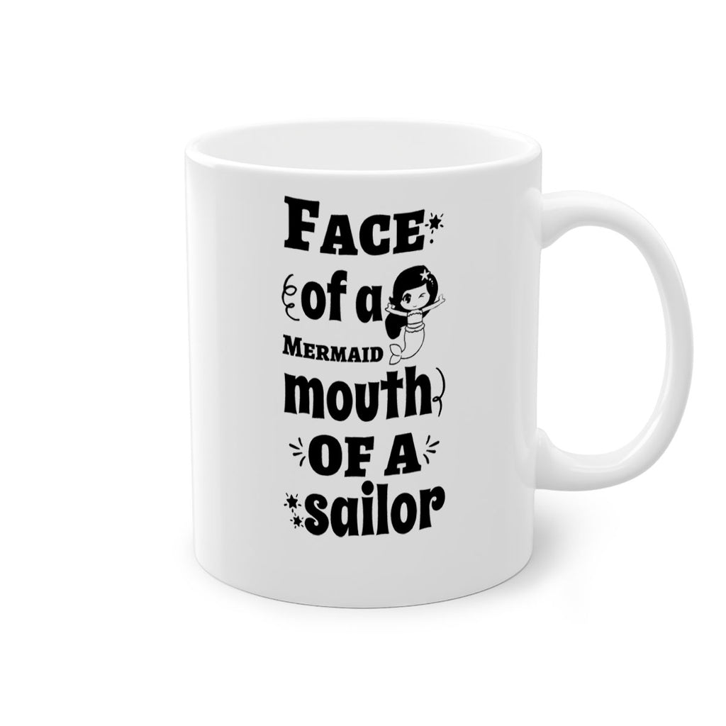 Face of a Mermaid mouth 164#- mermaid-Mug / Coffee Cup