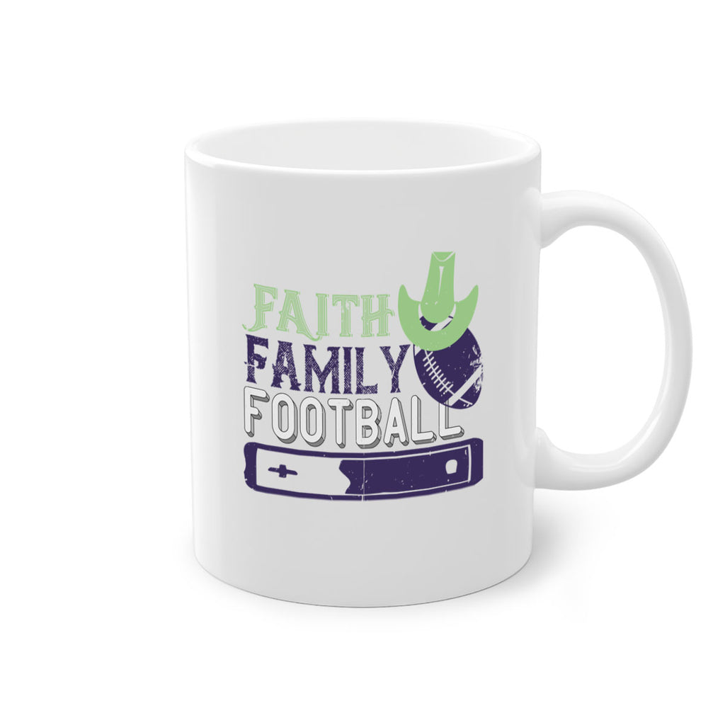 Faith family football 1258#- football-Mug / Coffee Cup