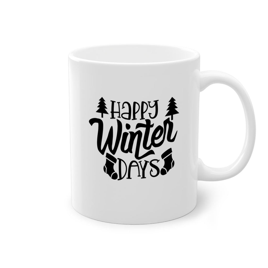 Happy Winter Days 122#- winter-Mug / Coffee Cup