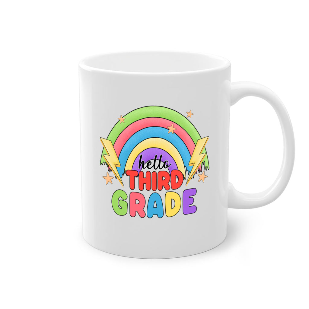Hello 3rd Grade Rainbow 12#- Third Grade-Mug / Coffee Cup