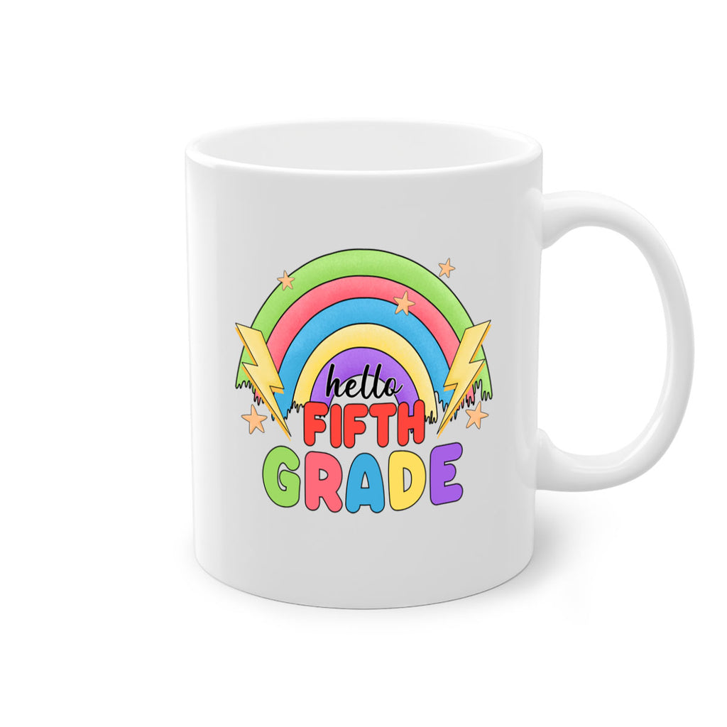 Hello 5th Grade Rainbow 14#- 5th grade-Mug / Coffee Cup