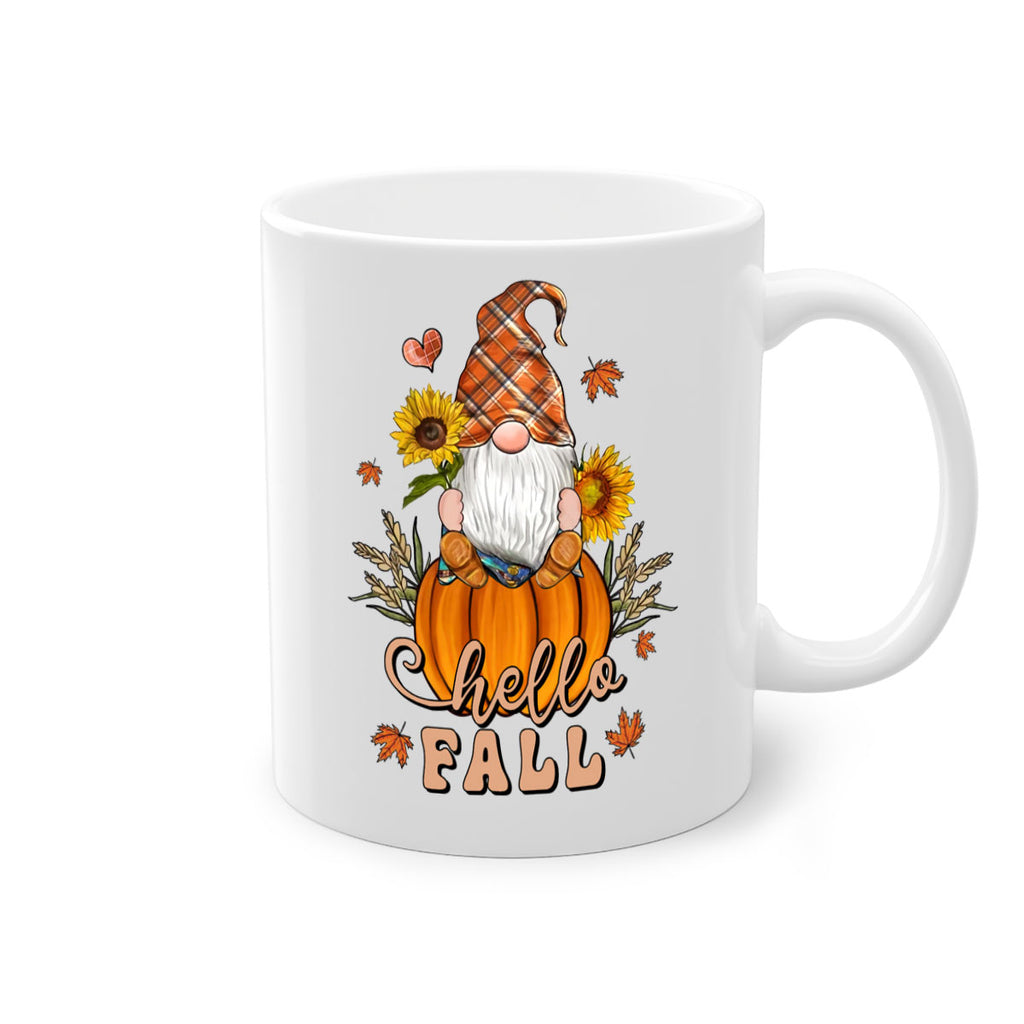 HelloFallAutumnGnome 298#- fall-Mug / Coffee Cup
