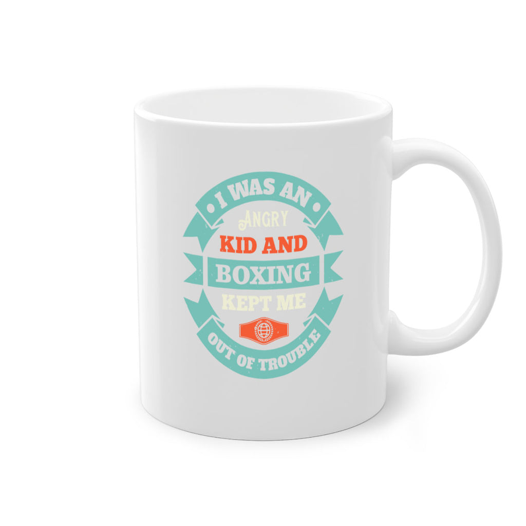 I was an angry kid and boxing kept me out of trouble 1977#- boxing-Mug / Coffee Cup