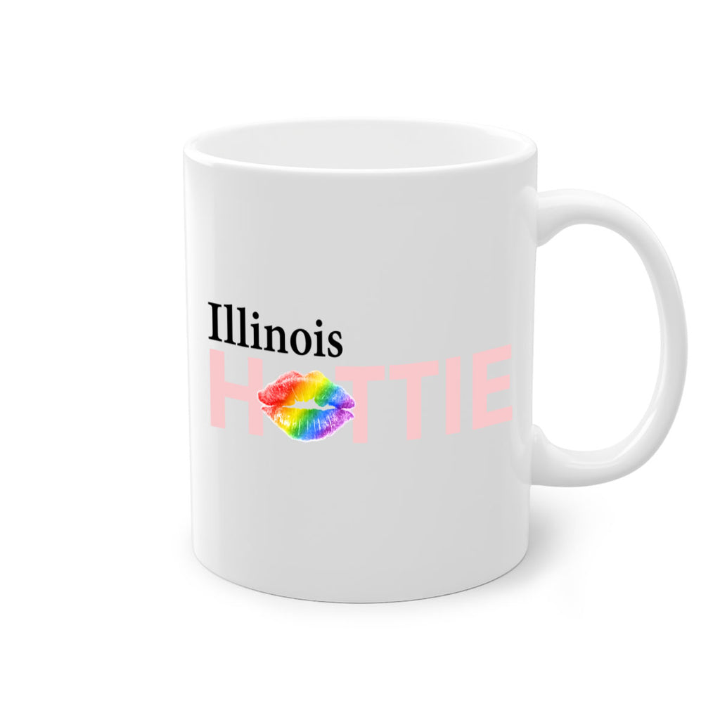 Illinois Hottie with rainbow lips 13#- Hottie Collection-Mug / Coffee Cup