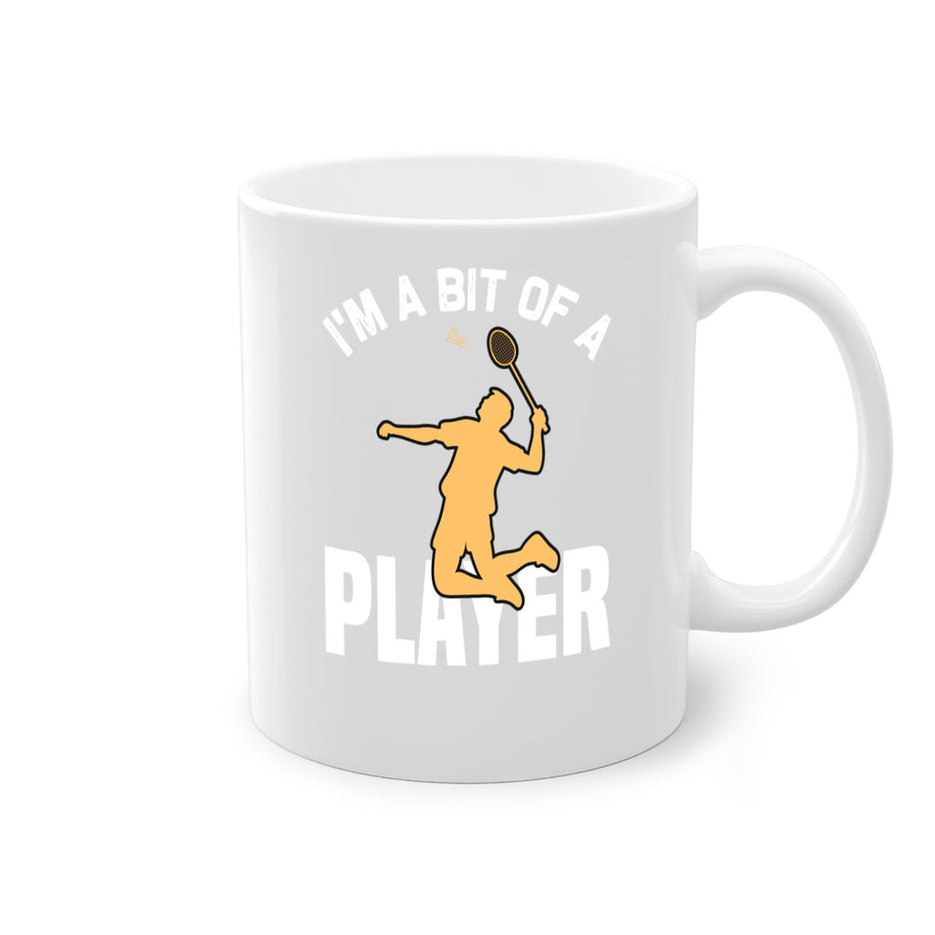 Im a bit 1071#- badminton-Mug / Coffee Cup