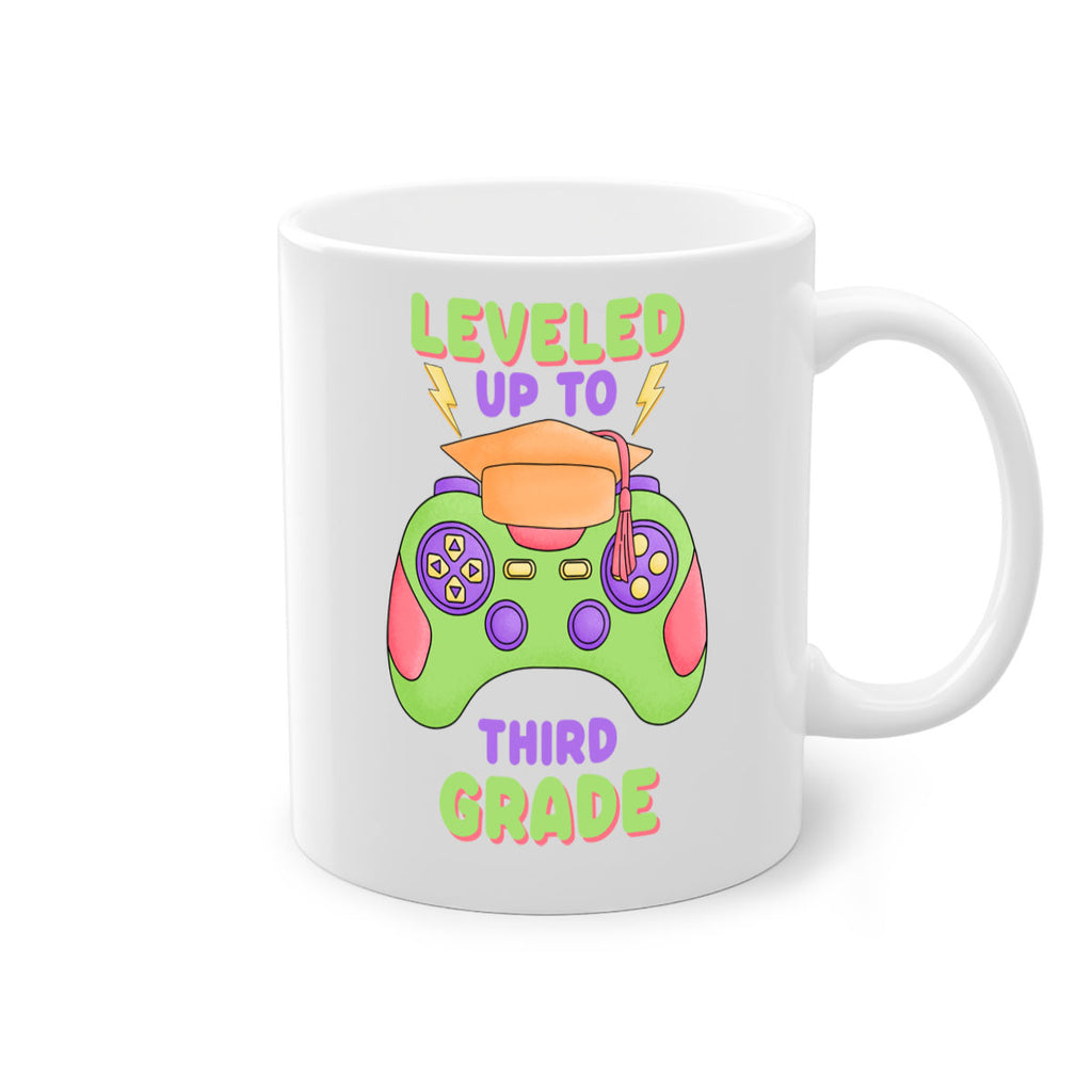 Leveled up to 3rd Grade 15#- Third Grade-Mug / Coffee Cup