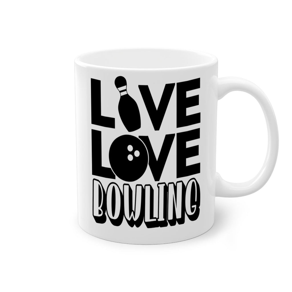 Live Love Bowling 833#- bowling-Mug / Coffee Cup