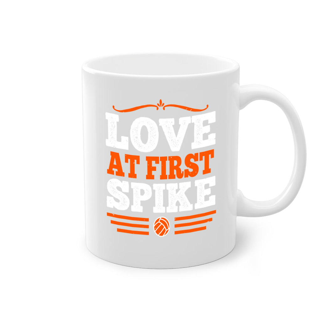 Love at first spike 735#- basketball-Mug / Coffee Cup