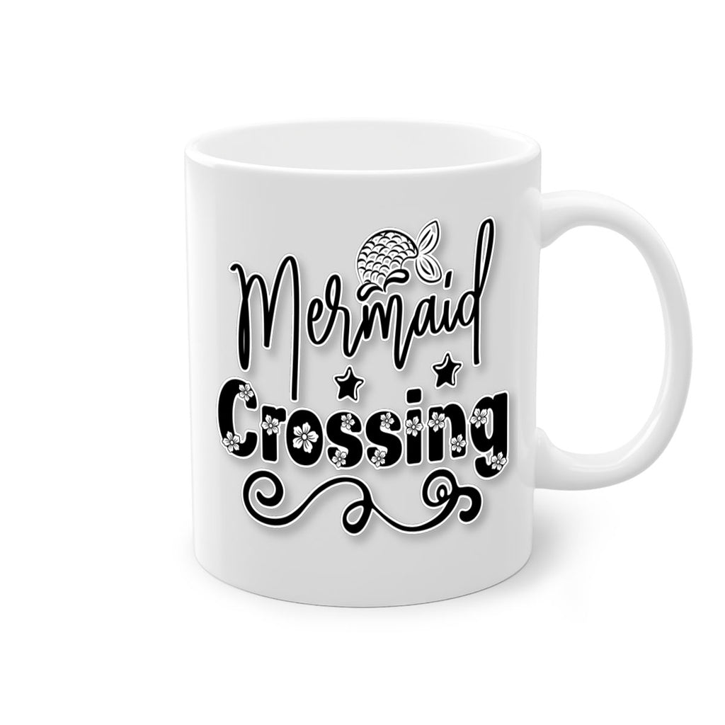 Mermaid Crossing 400#- mermaid-Mug / Coffee Cup