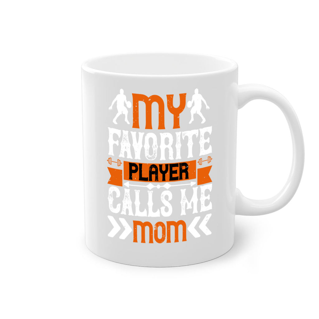 My favorite player calls me mom 1856#- basketball-Mug / Coffee Cup