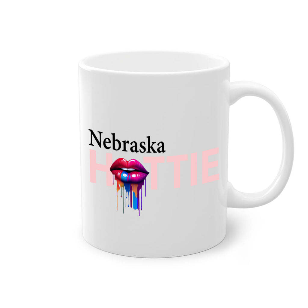 Nebraska Hottie with dripping lips 27#- Hottie Collection-Mug / Coffee Cup