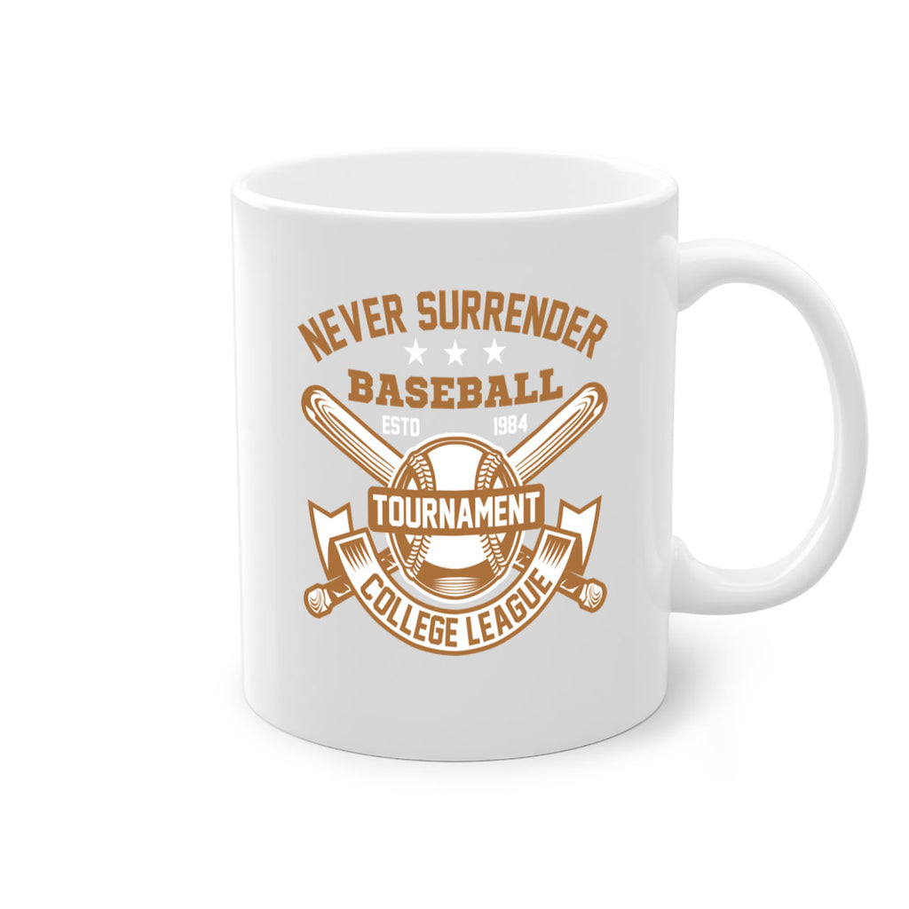 Never 624#- baseball-Mug / Coffee Cup