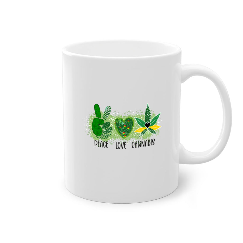Peace Love Cannabis 215#- marijuana-Mug / Coffee Cup