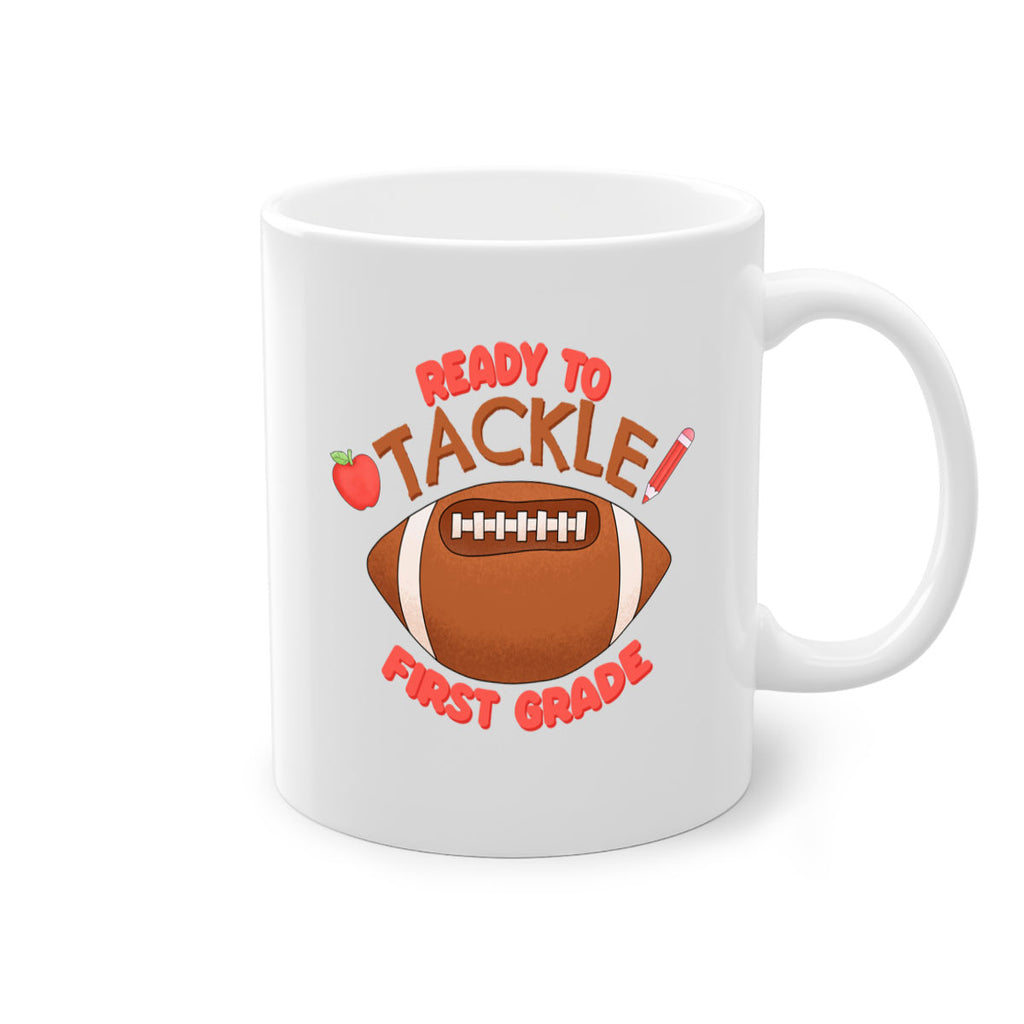 Ready to tackle 1st Grade 3#- First Grade-Mug / Coffee Cup