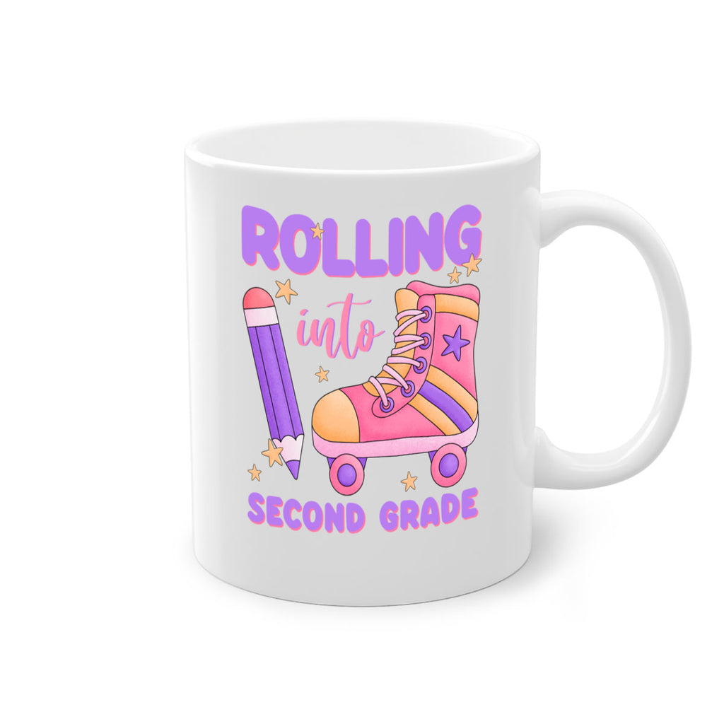 Rolling into 2nd Grade 24#- second grade-Mug / Coffee Cup