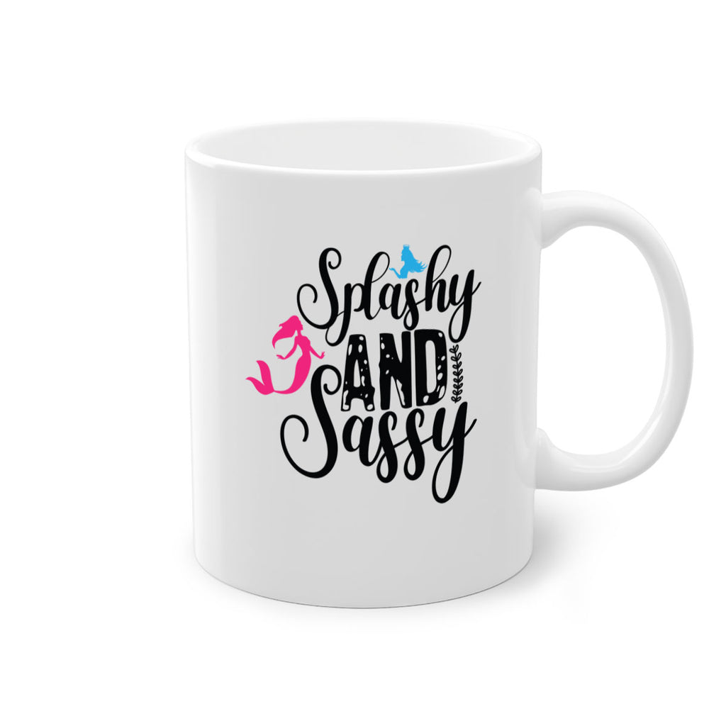 Splashy and Sassy 624#- mermaid-Mug / Coffee Cup