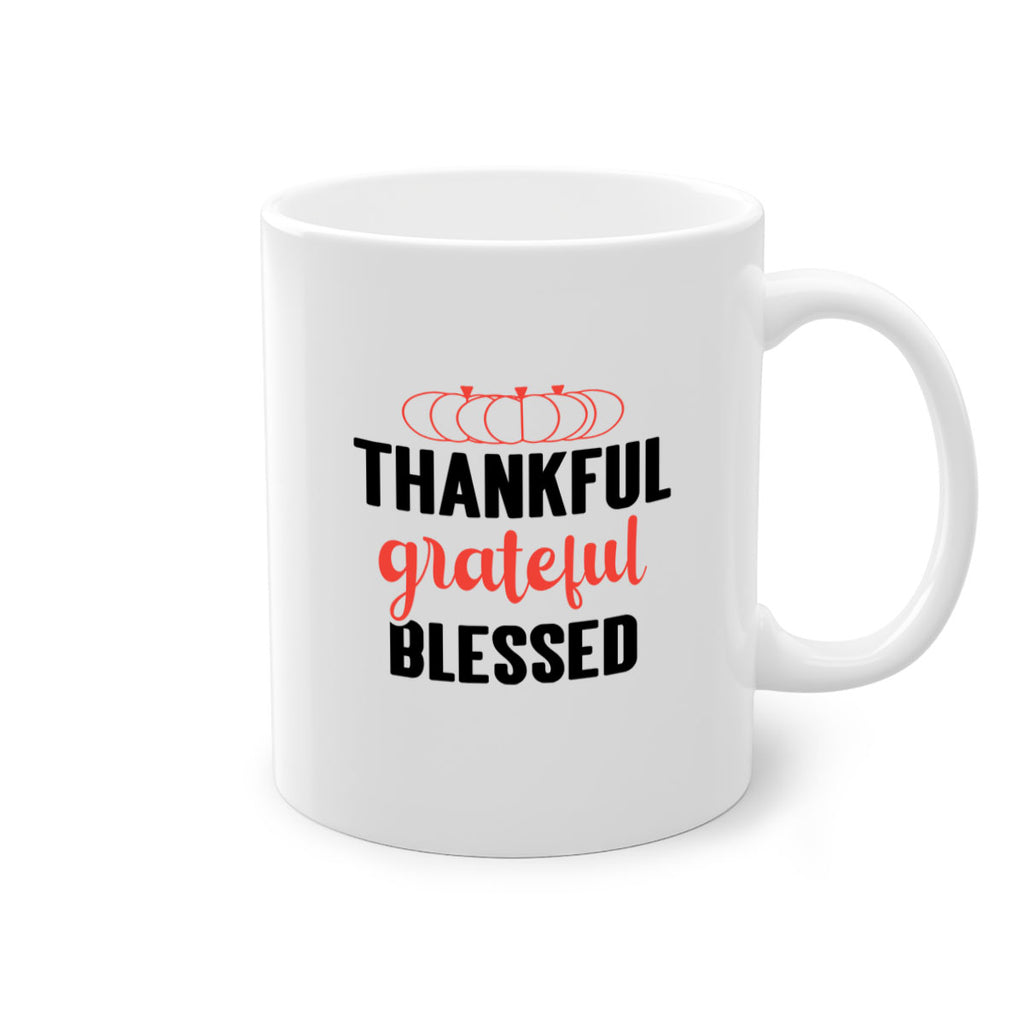 Thankful grateful blessed 603#- fall-Mug / Coffee Cup