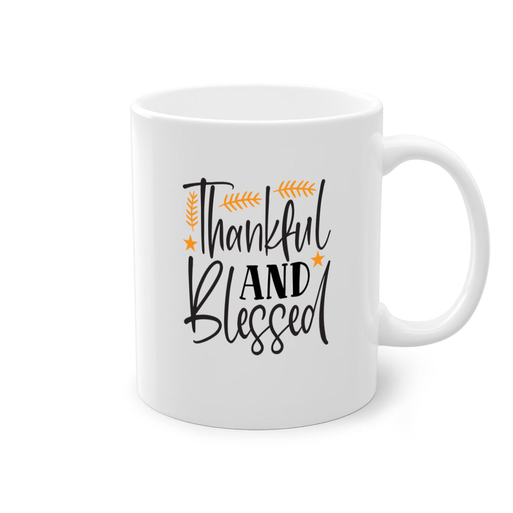 Thankfulandblessed 608#- fall-Mug / Coffee Cup