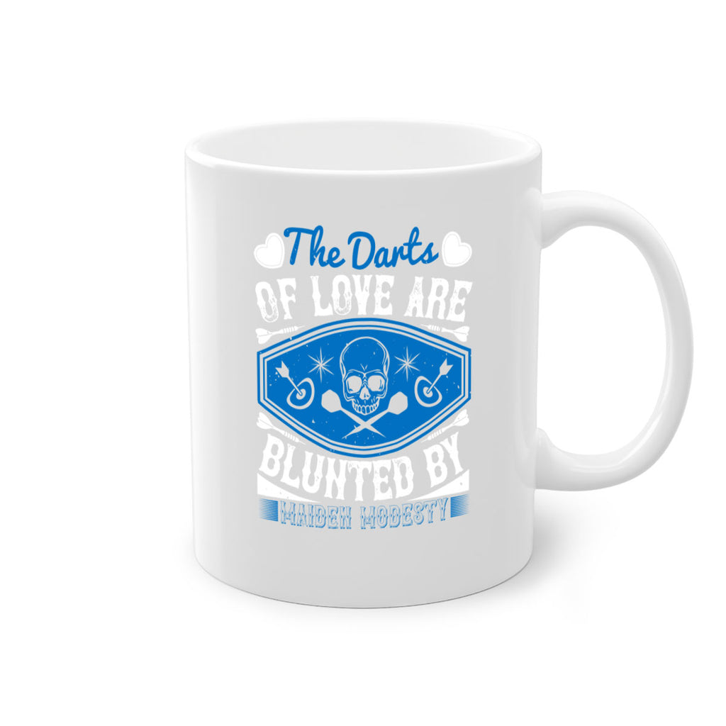 The darts of love are blunted by maiden modesty 1805#- darts-Mug / Coffee Cup