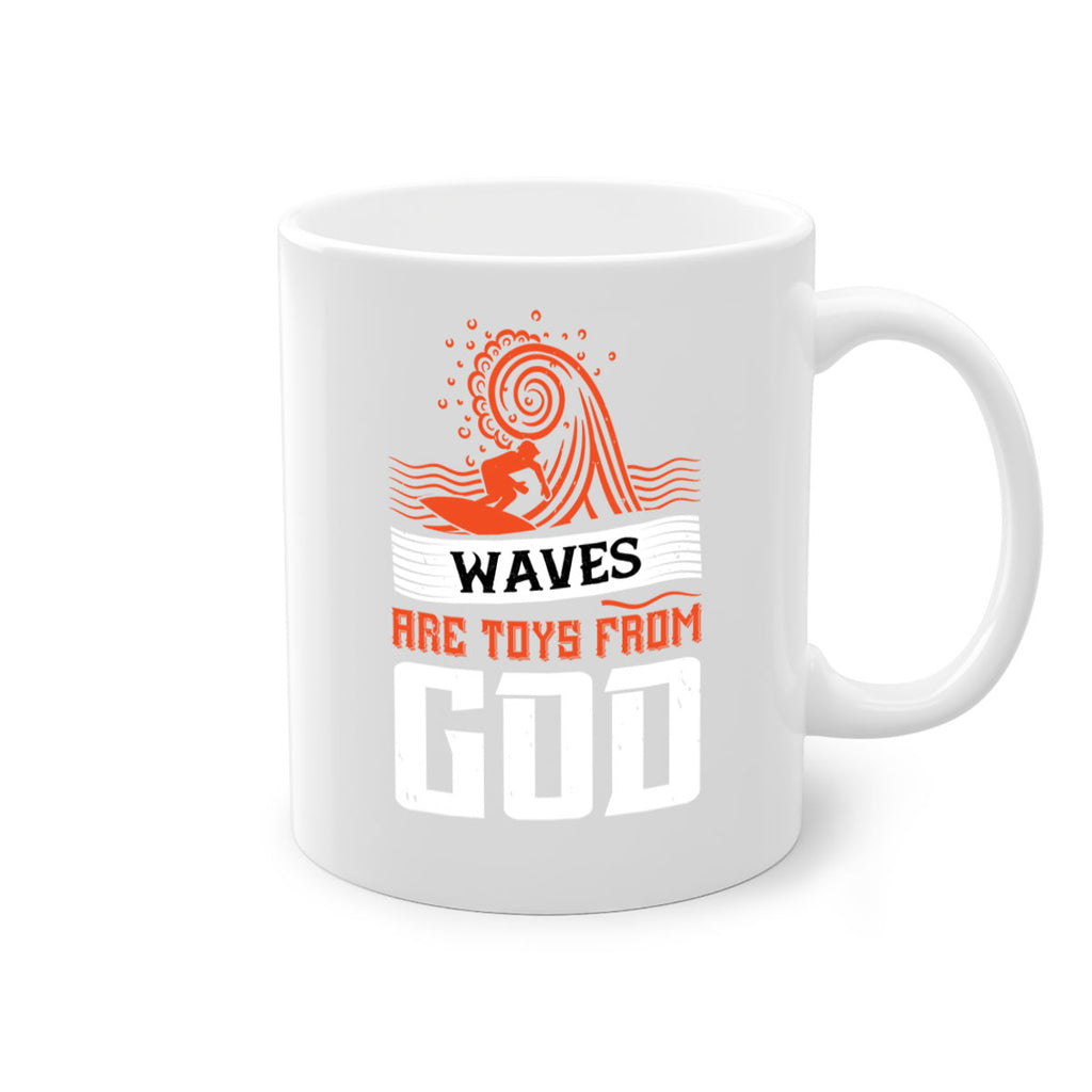 Waves are toys from God 2387#- surfing-Mug / Coffee Cup