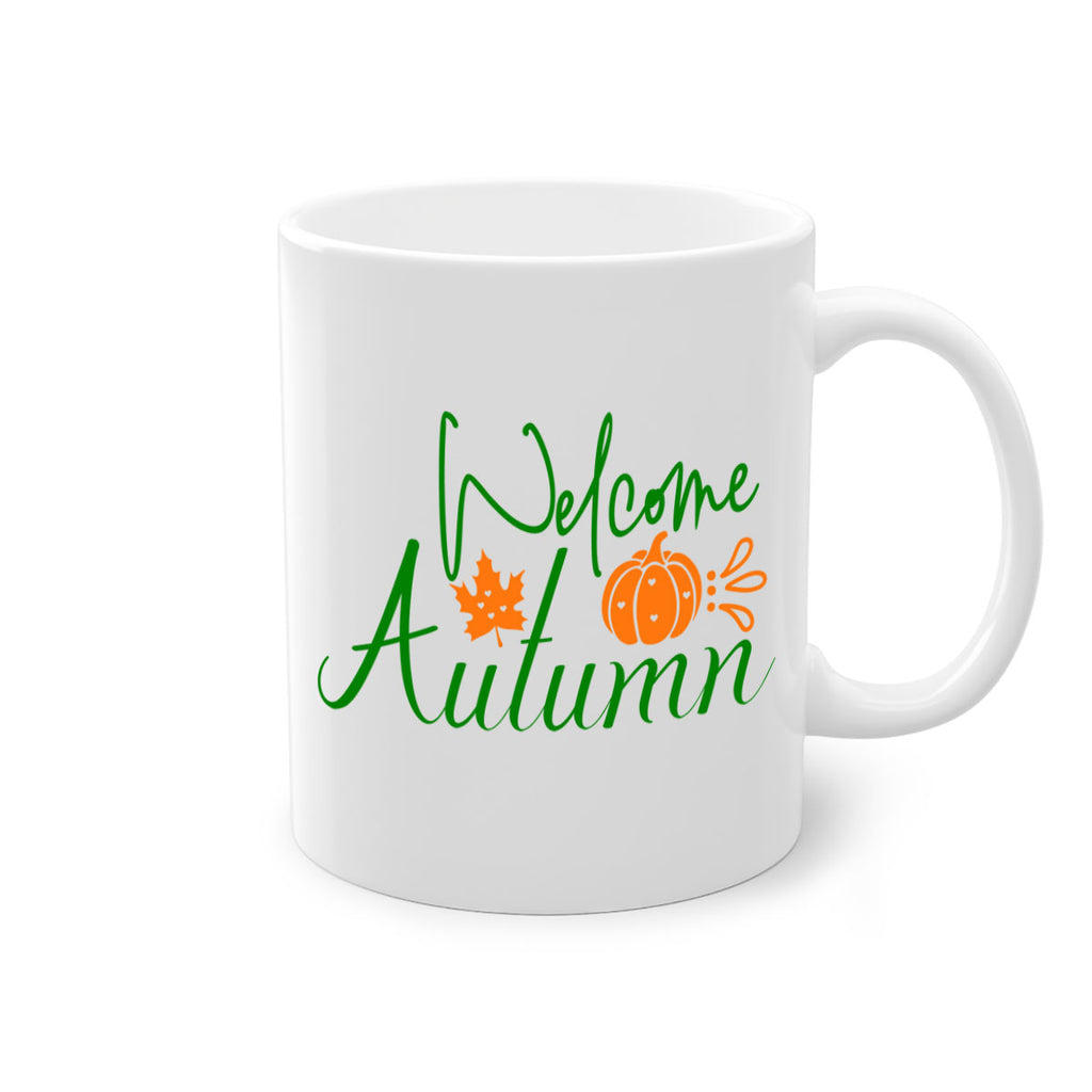Welcome Autumn 627#- fall-Mug / Coffee Cup
