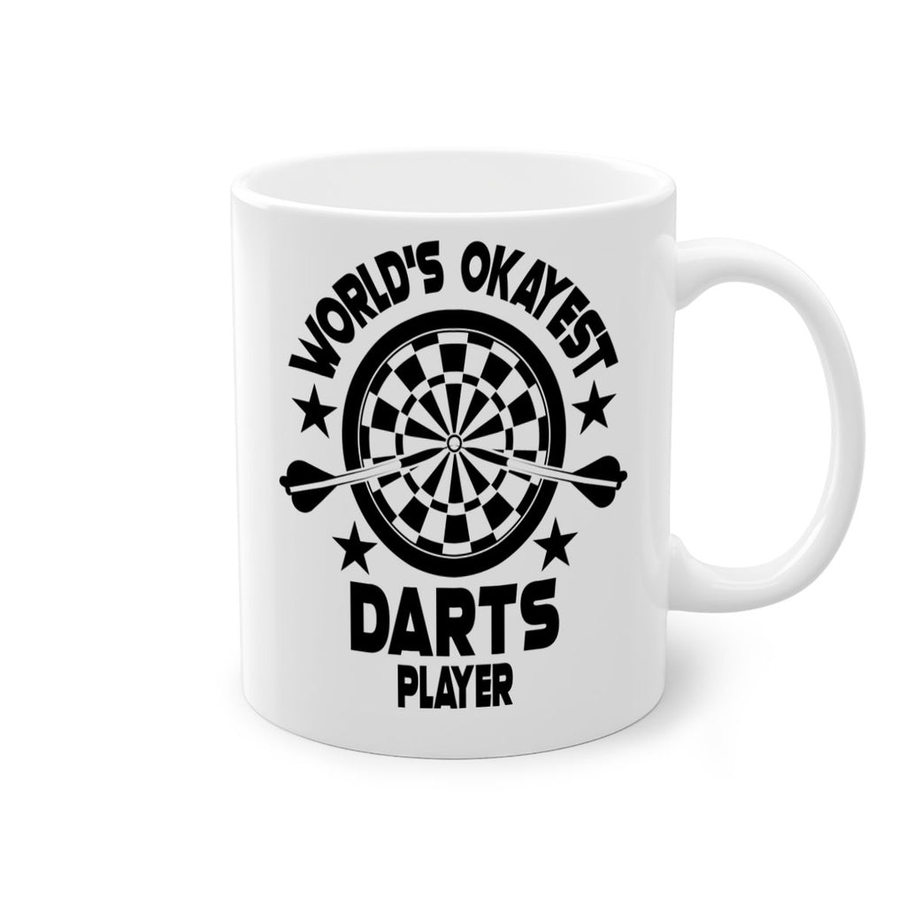 Worlds okayest Darts player 28#- darts-Mug / Coffee Cup