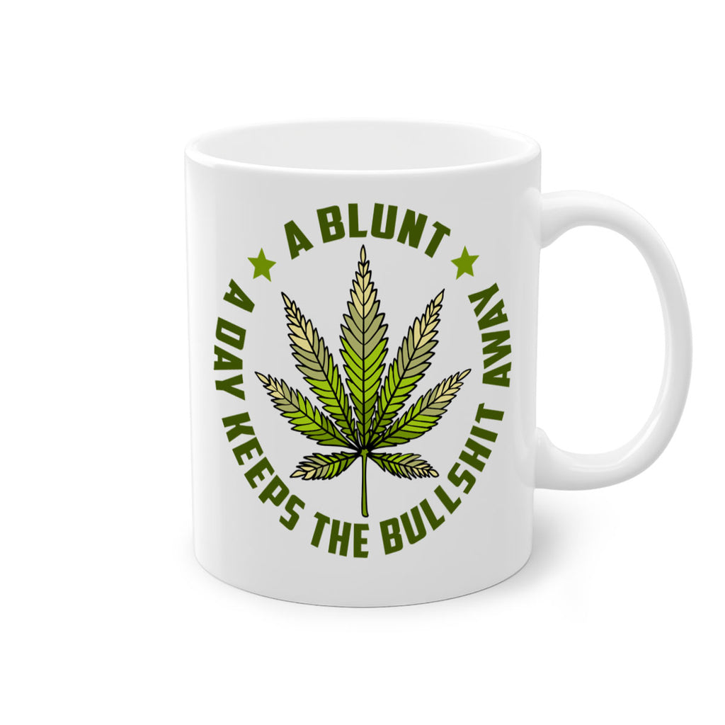 a blut a day keeps the BS away 5#- marijuana-Mug / Coffee Cup