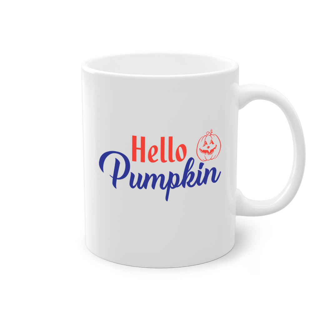 hello pumpkin 288#- fall-Mug / Coffee Cup