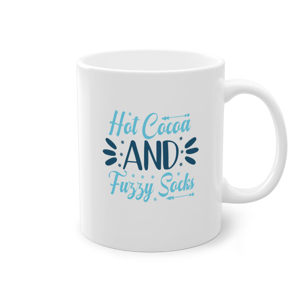 hot cocoa and fuzzy socks 208#- winter-Mug / Coffee Cup