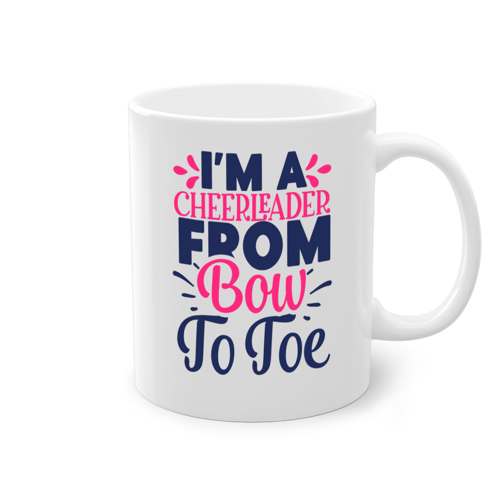 im a cheerleader bow to toe 1741#- cheer-Mug / Coffee Cup