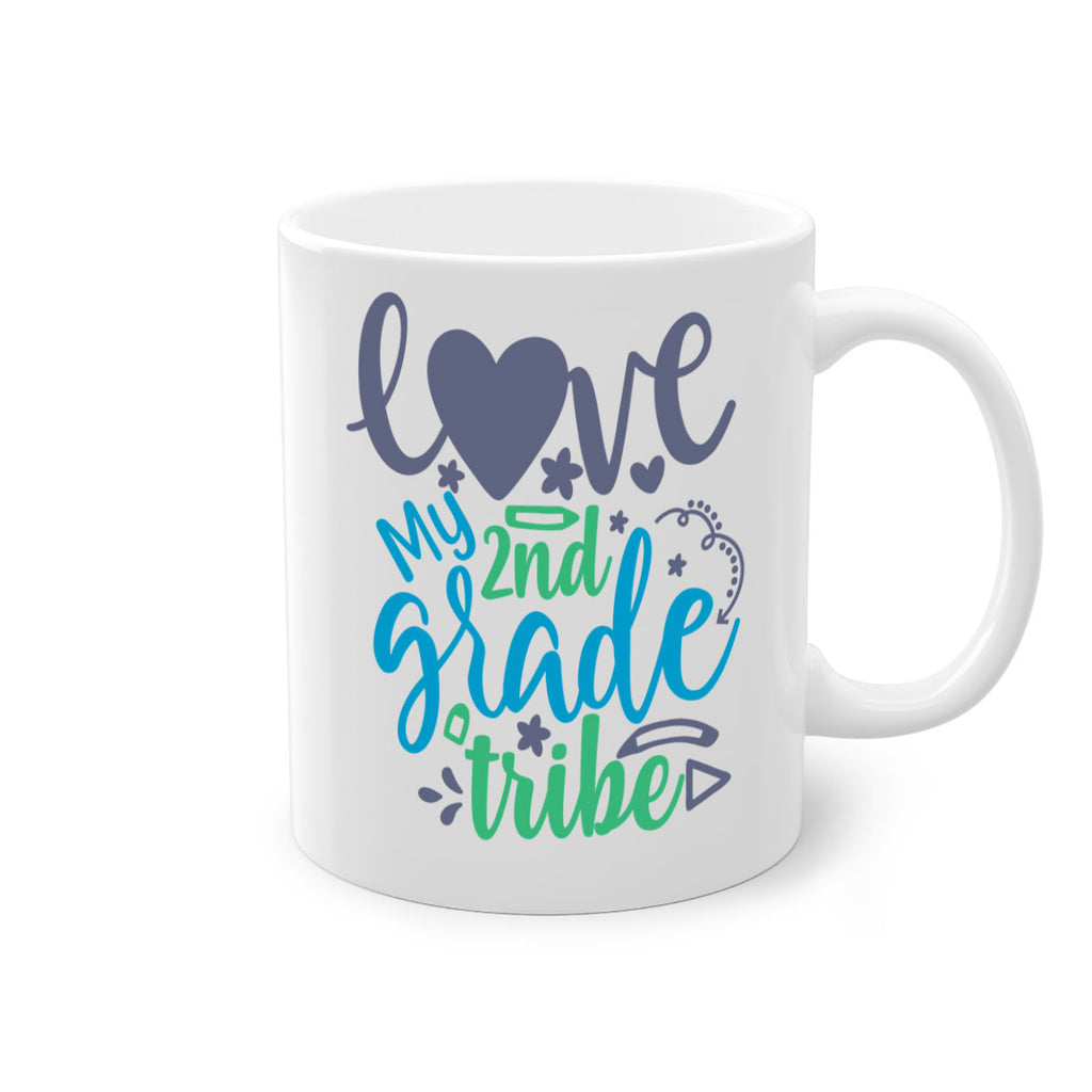love my 2nd grade tribe 9#- second grade-Mug / Coffee Cup