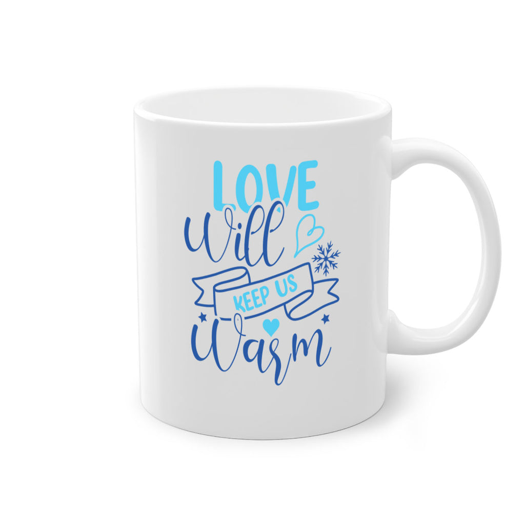 love will keep us warm 313#- winter-Mug / Coffee Cup