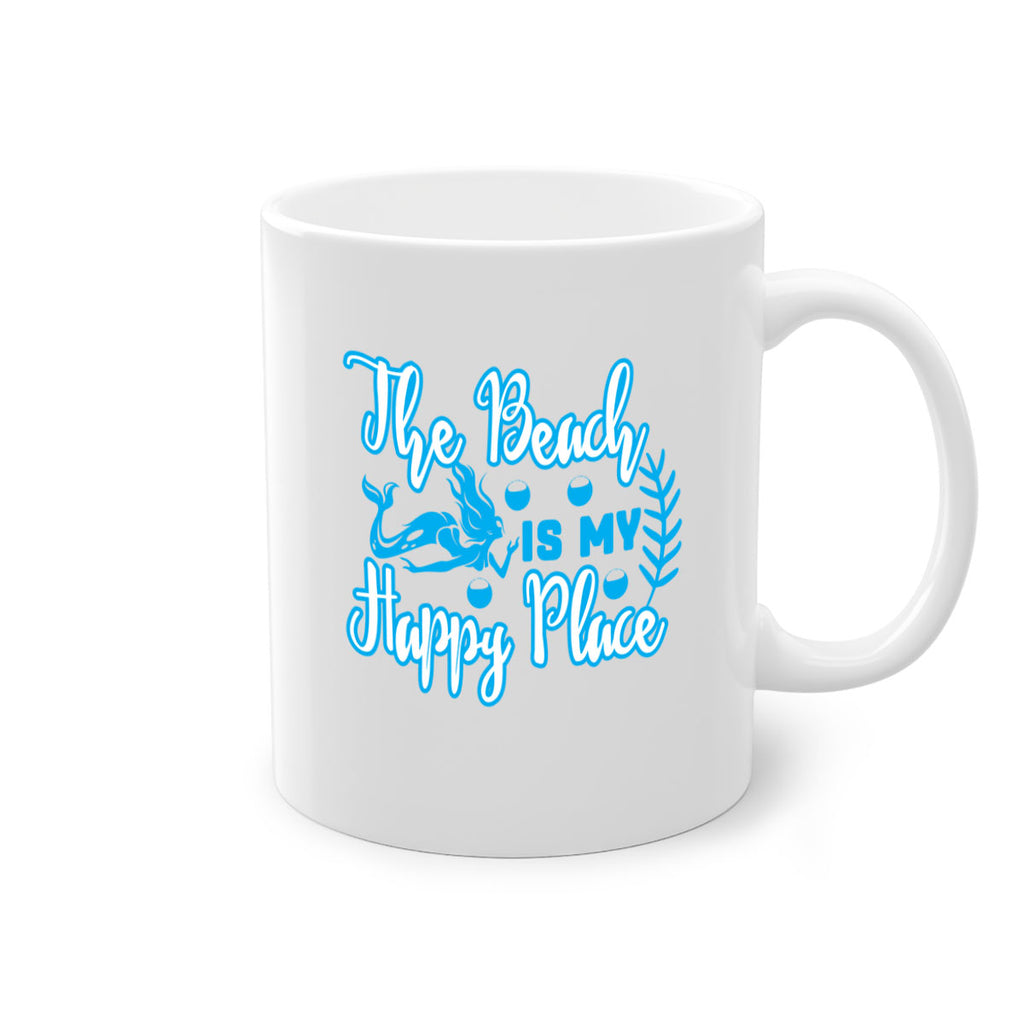 the beach is my happy place 627#- mermaid-Mug / Coffee Cup